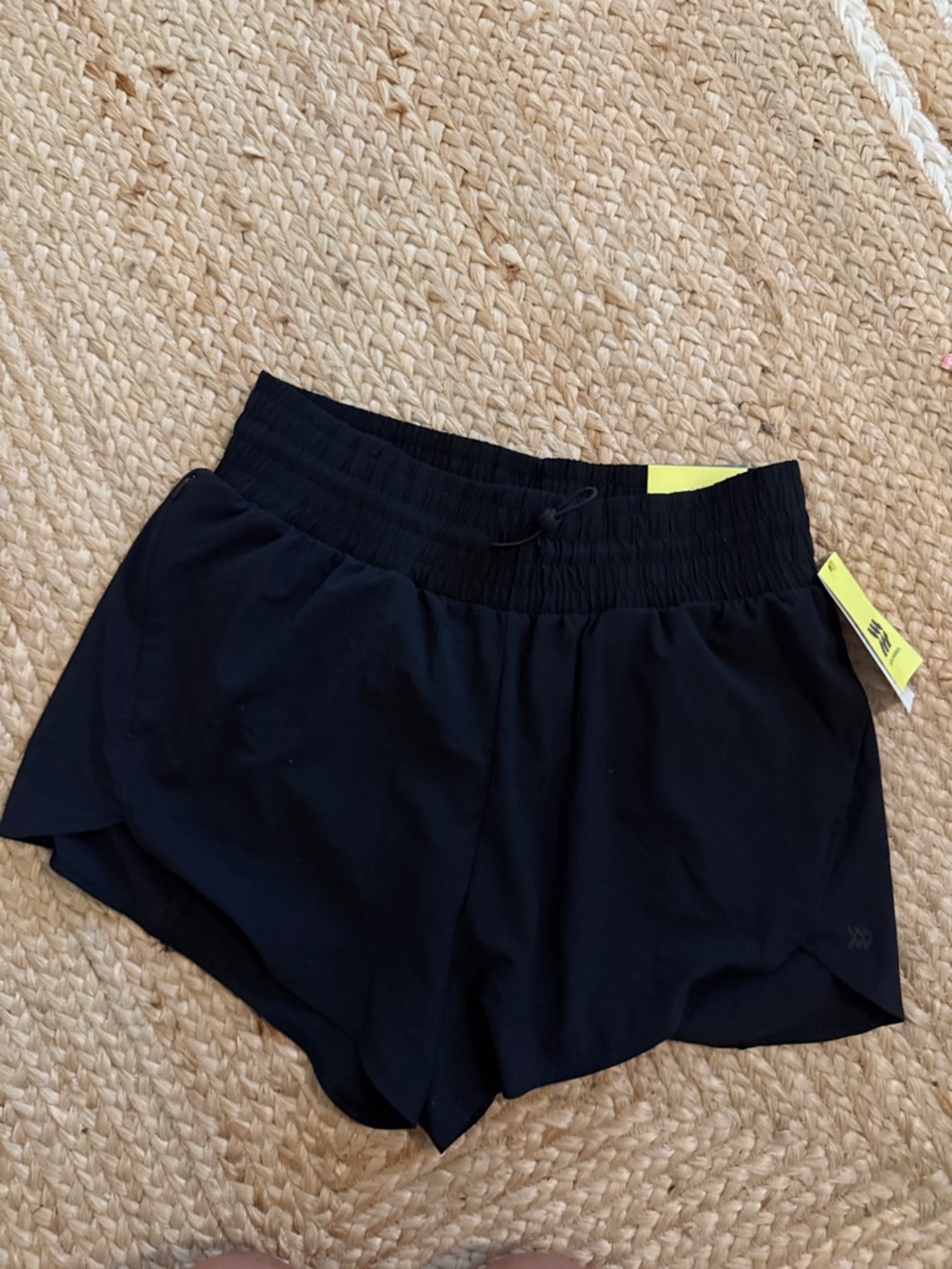 all in motion navy Women's Athletic Shorts with Elastic Waistband